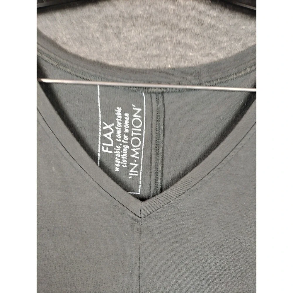 Flax Womens Shirt Small Gray Knit Tunic Sleeveless‎ Capsule Layer Lagenlook